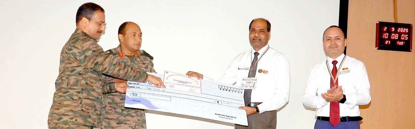 Best Principal Award in Northern Command - 2025